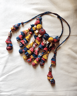 Ajrakh Choker Neckpiece