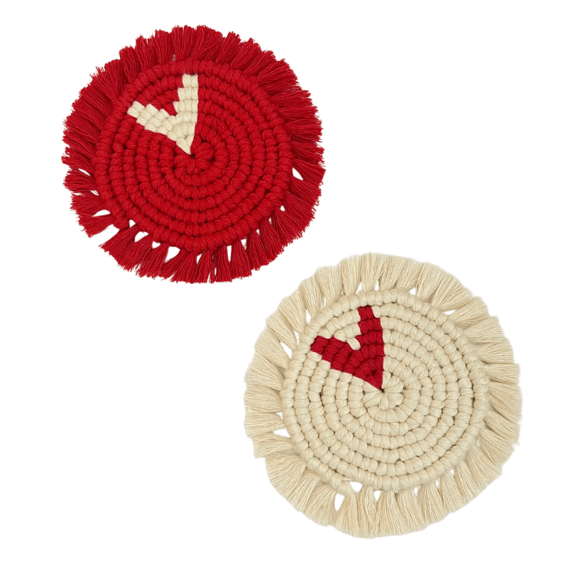 Knots of Love Coasters (Set of 2)