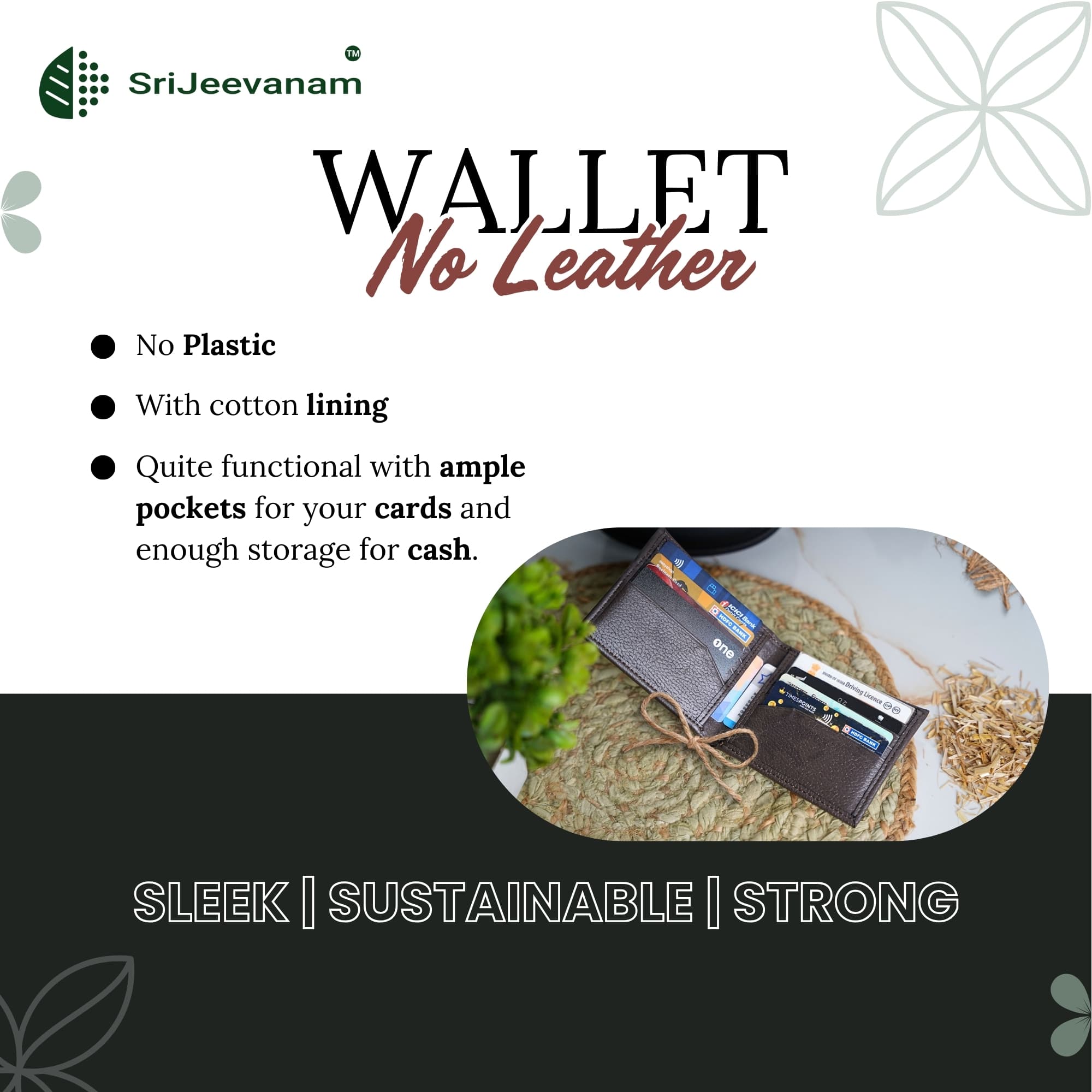 Kae: Men Vegan Wallet