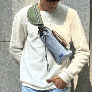 Crossbody Sling Bag with Bottle Holder