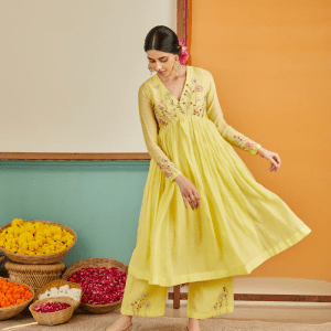 Zohra Chanderi Kurta Set