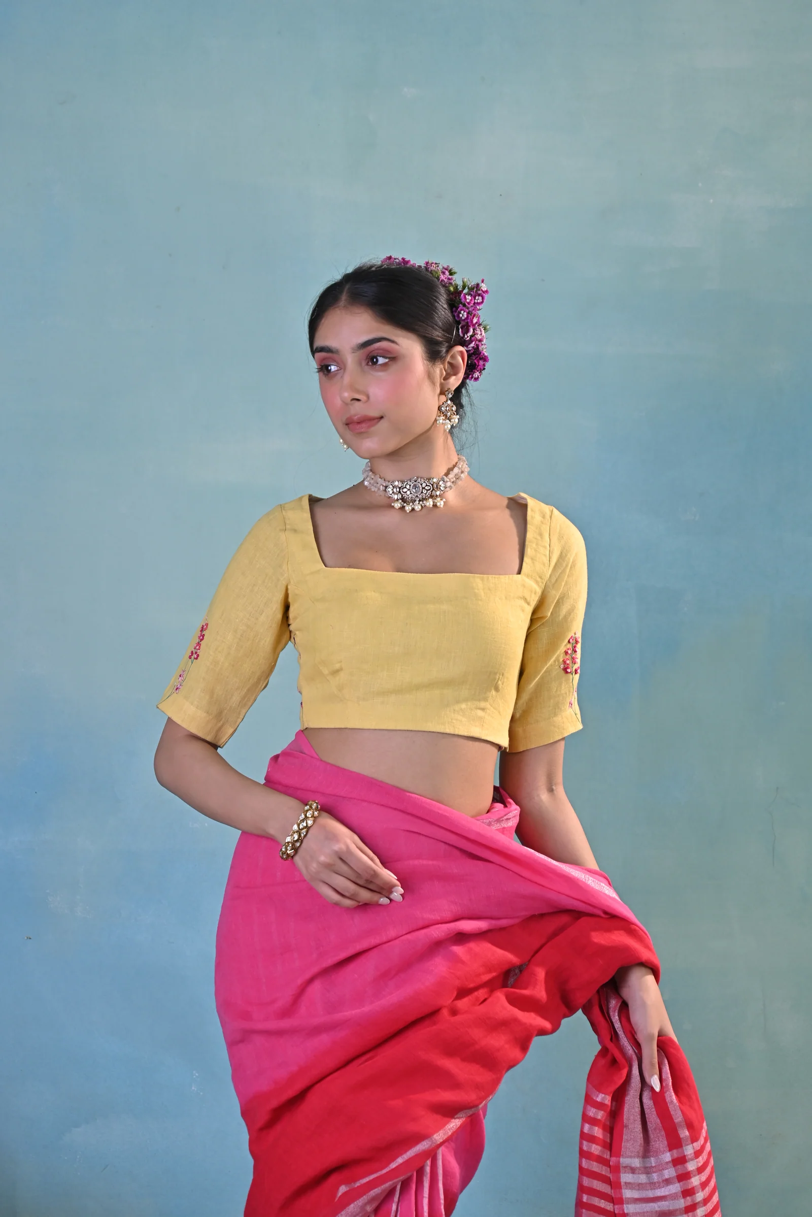 Amal Linen Blouse - Image 4