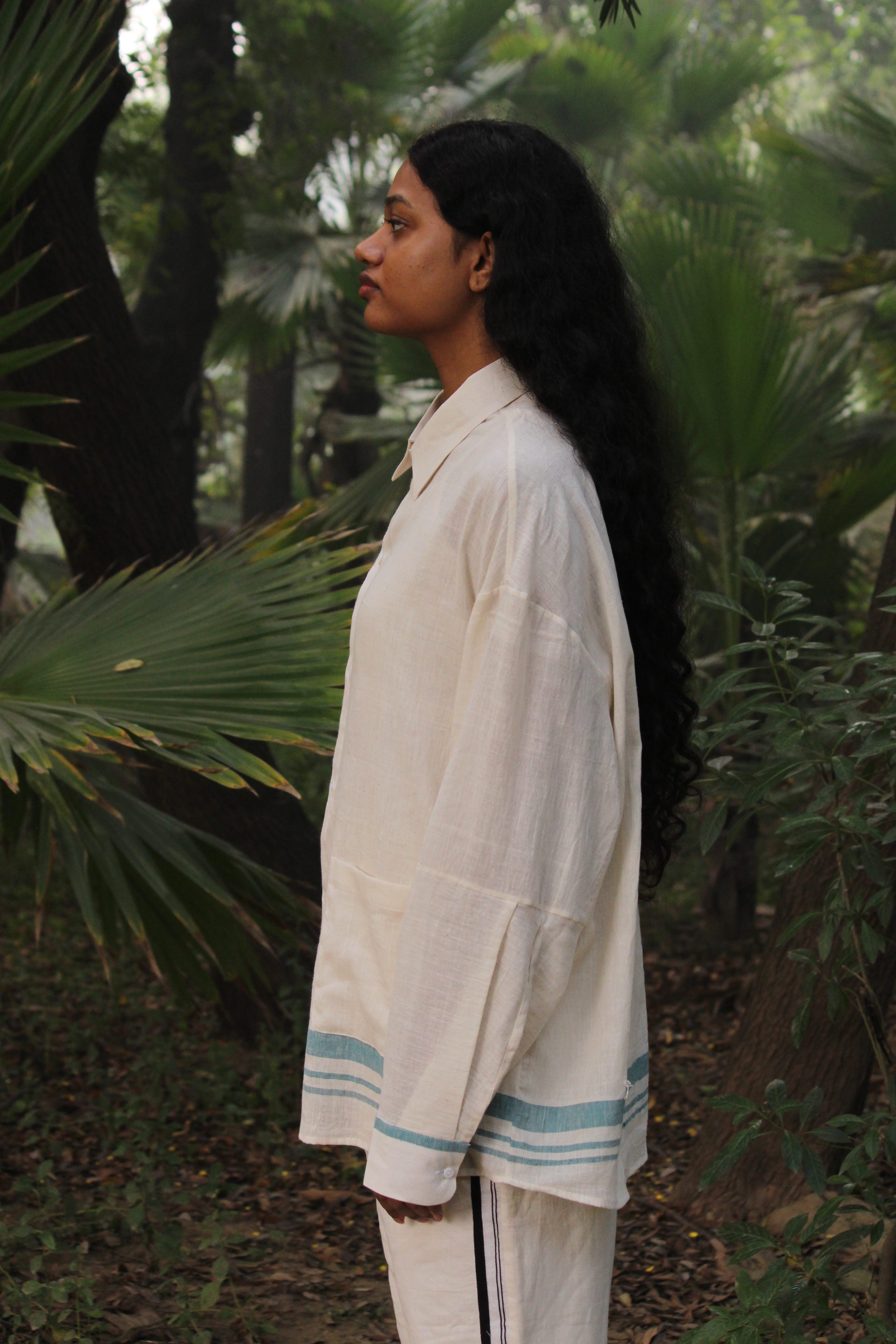 KOVI Handwoven Sea Green Shirt - Image 3