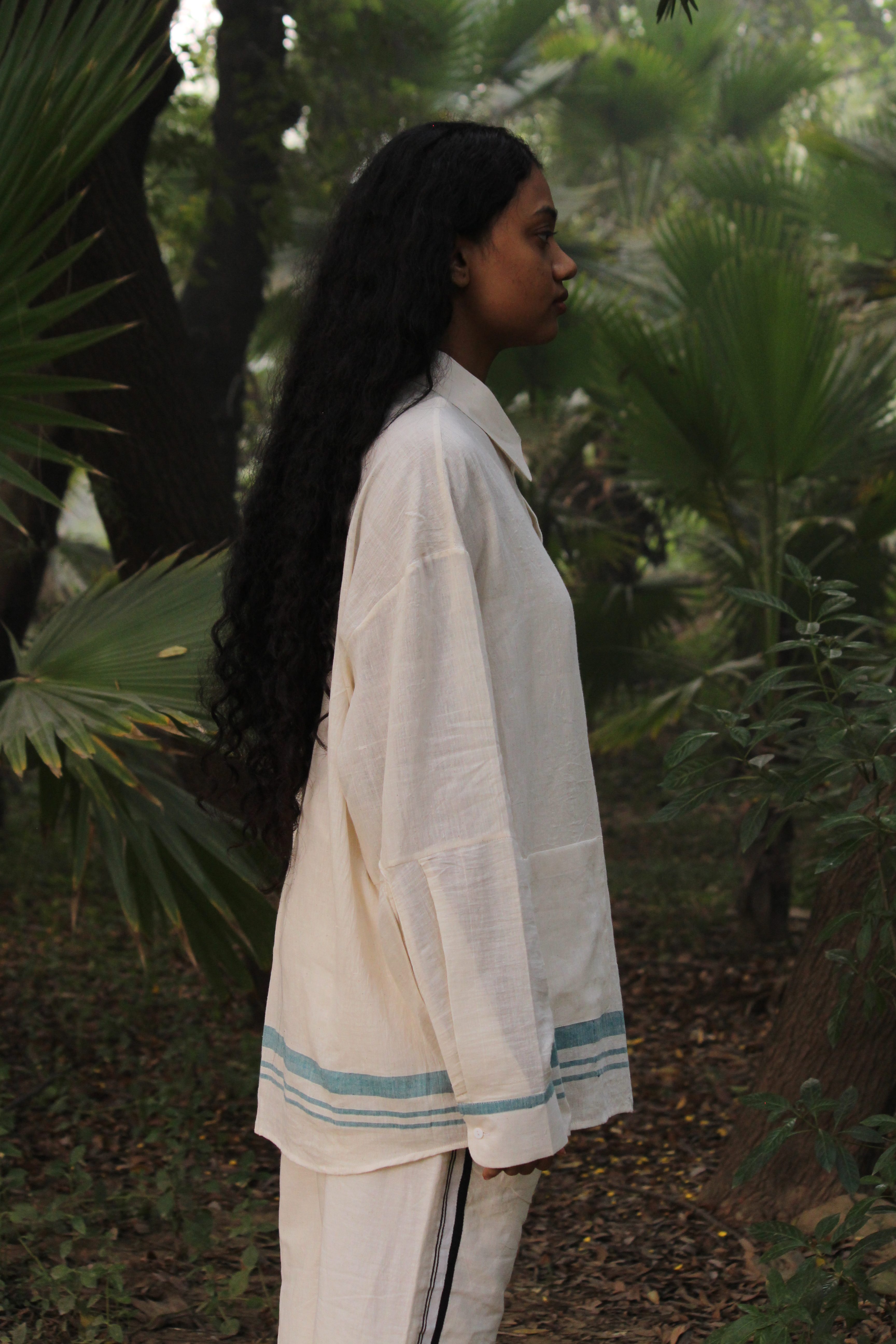 KOVI Handwoven Sea Green Shirt - Image 5