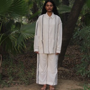 KOVI Handwoven Black Multi Stripes